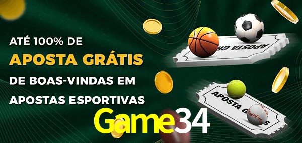Game34 Ate 100% de Aposta Gratis