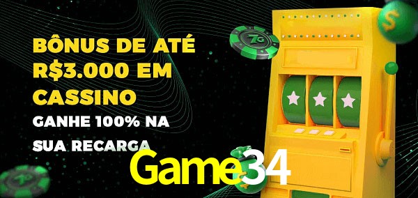 Game34 melhor bônus de depósito